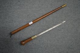 A sword stick.