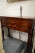 A mahogany small sideboard/lowboy.