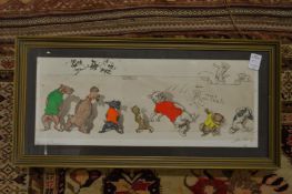 O-klein, a set of six amusing prints depicting dogs.