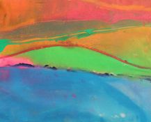 Jeff Hoare (1923-2019) British, 'Misty Morning', acrylic on canvas, titled verso, 18