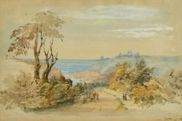 19th Century English School, A view of Whitby, watercolour, inscribed, 7