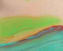 Jeff Hoare (1923-2019) British, ' The Poets Dream', acrylic on canvas, titled verso, 15