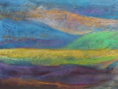 Jeff Hoare (1923-2019) British, 'Poseidon Awakes', pastel, titled verso, 18