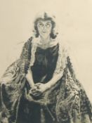 Edward Hill Lacey (1892-1967) 'The black lace shawl', etching, signed in pencil, label verso, 10.25