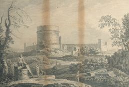 Vivares after Thomas Smith, 'The Sepulchre of Ceclia Metella Crassi; upon the Appian Way, Two