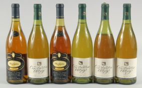 CONSTANIA UITSIG, 1996, 4 BOTTLES, together with BROWN BROS., CHARDONNAY, 2 BOTTLES. (6).