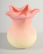 A BURMESE GLASS BOWL. 3ins.