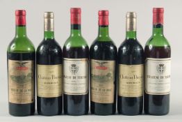 CHATEAU MOULIN DE LA ROSE, 1959. 2 BOTTLES. CHATEAU DU TERRE, 1970, 2 BOTTLES. CHATEAU THIEULEY,