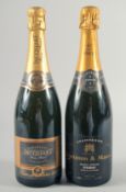 JACQUART CHAMPAGNE, 1952. ONE BOTTLE and FORTNUM AND MASON CHAMPAGNE, 1982. ONE BOTTLE (2).