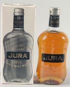 JURA. THE ISLE OF JURA SINGLE MALT WHISKY, 10 year old, 70cl, boxed.