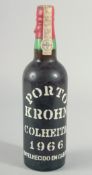 KROHN COLHEITA VINTAGE PORT, 1966. 1 BOTTLE.