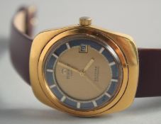 A GENTLEMAN'S TISSOT SEASTAR AUTO WRISTWATCH.