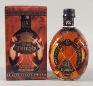 DIMPLE DELUXE SCOTCH WHISKY, 125 years old, 700cl boxed.