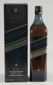 JOHNNIE WALKER DOUBLE BLACK RESERVED SCOTCH WHISKY. 70cl, boxed.