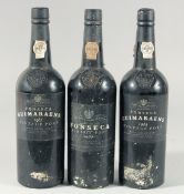 FOSECA VINTAGE PORT, 1982,1984 & 1985. (3).