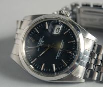 A ROLEX STAINLESS STEEL AUTOMATIC BRACELET WATCH, CIRCA. 1960, 