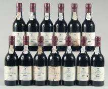 QUINTA DE LA ROSA, 1988. 13 HALF BOTTLES in original wooden crate.