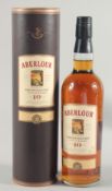 ABERLOUR HIGHLAND SINGLE MALT, AGED 10 YEARS. 700ml boxed.