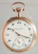 A CORTEBERT WATCH CO. 14K GOLD POCKET WATCH. Inscribed 1937.