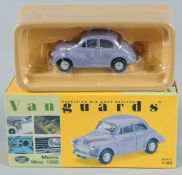 VANGUARDS. MINT CONDITION AND BOXED MORRIS MINOR.