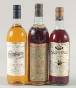 DOMAINE DU PETIT MARSALET, MONBAZILLAC, 1995. ONE BOTTLE, together with two bottles SAUTERNES. (3).