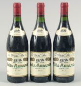 VINA ARDANZ, RIOJA, 1993, 3 BOTTLES.