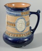 A ROYAL DOULTON STONEWARE JUG 