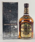CHEVAS REGAL BLENDED SCOTCH WHISKY, 12 years olf, 75cl boxed.