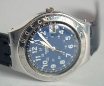 A GENTLEMAN'S SWATCH WRISTWATCH.