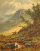 Henry Deacon Hillier Parker (1858-1930) British, 'Looking Towards Glencoe from Rannoch Moor', oil on