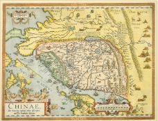 Abraham Ortelius, 'Chinae, olim Sinarum regionis nova descriptio. auctore Ludouico Georgio',