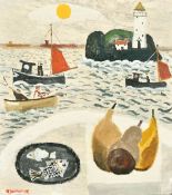 Alan Furneaux (b. 1953) British, 'Godrevy Still Life', oil on board, signed and also inscribed