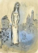 Marc Chagall (1887-1985), 'Esther', colour lithograph, 13.75