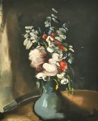 After Maurice de Vlaminck, circa 1955, 'Bouquet of Fleurs', collotype and pochoir in colours on