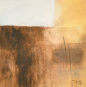 Jonny Mcewen (b. 1966), 'Landscape Meditation I' and 'Landscape Meditation V', acrylic on paper,