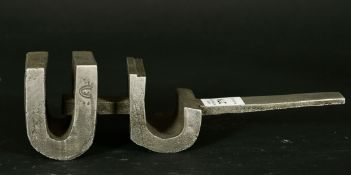 Geoffrey Clarke R.A. (1924 -2014) British, A maquette for 'Two Troughs - Flat Bar II', aluminium,