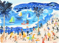 Alan Furneaux (b. 1953) British, Penzance Promenade, watercolour on paper, signed, 22