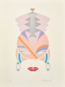 Hamza Arcan (20th Century), Four portrait prints, each numbered 10/100, signed and dated '83 in