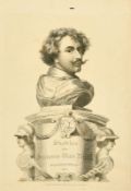 Early 19th Century, a group of seventeen engravings after Van Dyck, unframed, (17).