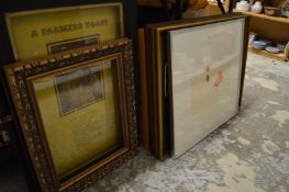 Various paintings and prints.