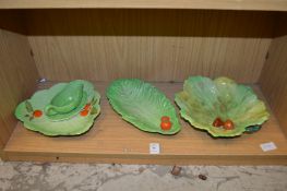 Carltonware leaf dishes etc.