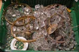 Various bag chandeliers.