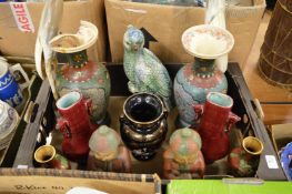 Chinese vases, figures etc.