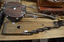 Two unusual musical instruments.