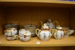 Japanese eggshell tea service.