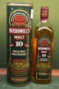 Bushmills malt whisky, boxed.
