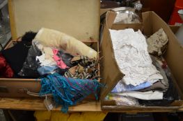 Quantity of textiles and clothing.