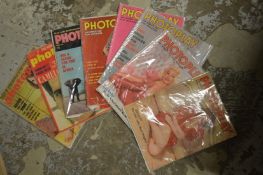 Quantity of photography magazine 1950's.