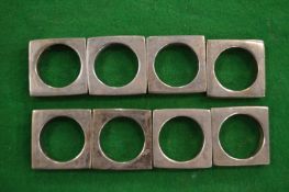 Plated chunky napkin rings.