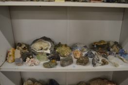A good collection of minerals, specimen stones, crystals etc.